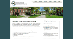 Desktop Screenshot of orangecountycollegecounseling.com